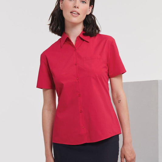 Polycotton Poplin 110 Classic Fit S/S Shirt Ladies